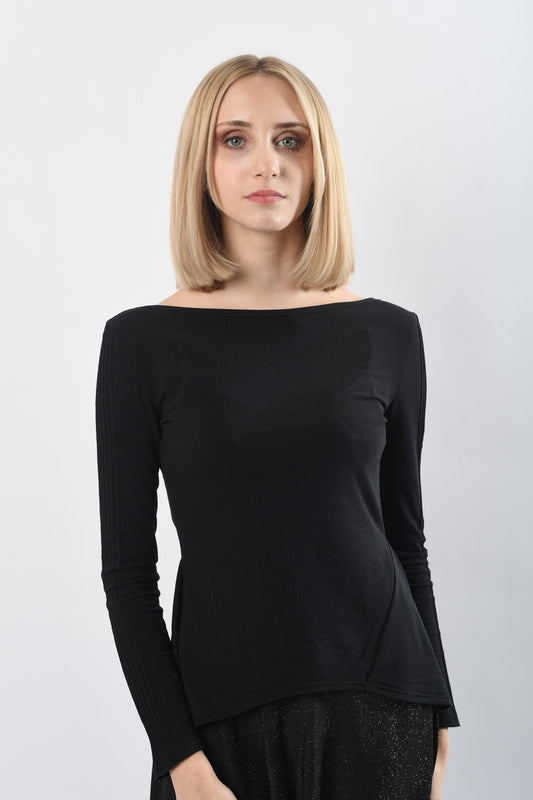 Biesen Shirt schwarz